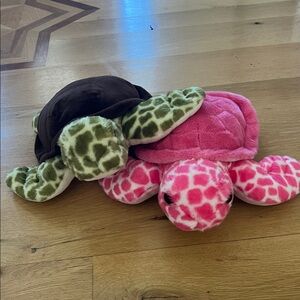 Colorful Plush Turtle Pair for Kids